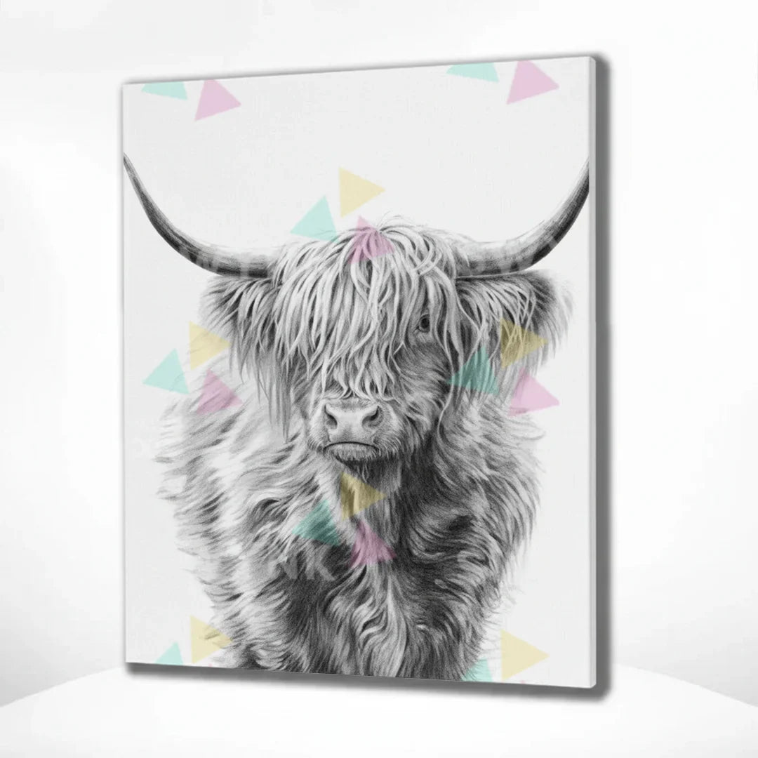 Painting by numbers Scottish Highlanders