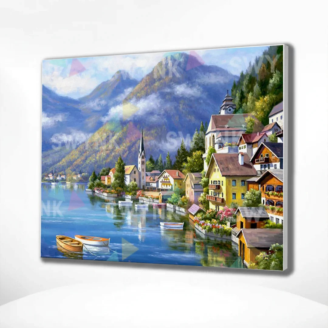 Painting by numbers Mountains