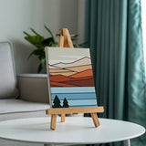 Alpine Serenity - Mini Painting by numbers Set of 3