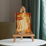 Amber Forest Path - Mini Painting by numbers Set of 6