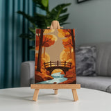 Amber Forest Path - Mini Painting by numbers Set of 6