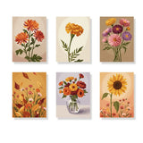 Autumn blossom - Mini Painting by numbers Set of 6