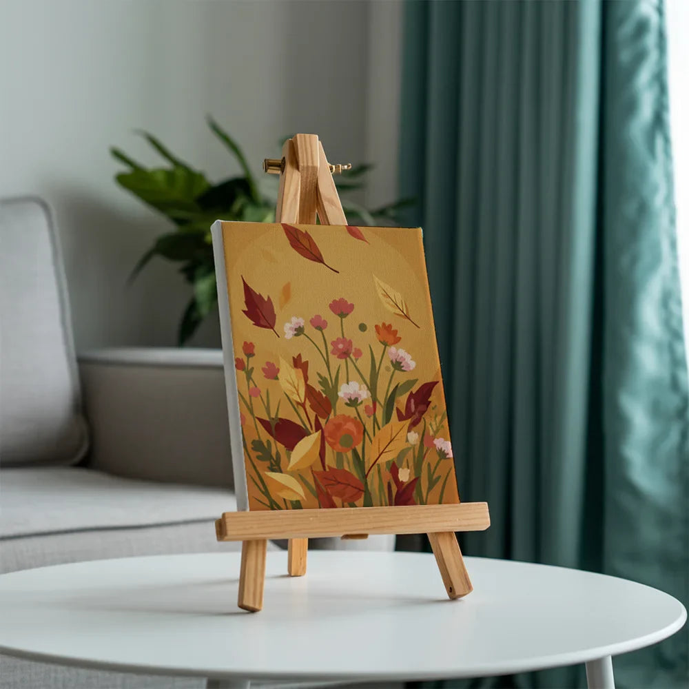 Autumn blossom - Mini Painting by numbers Set of 6 | Fast 3-Day