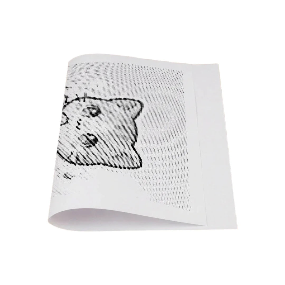 Cat with Gift Dot Painting