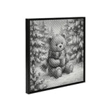 Winter Bear Dot Painting