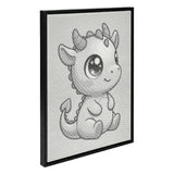 Baby Dragon Dot Painting