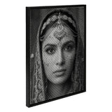 Indian Woman Dot Painting