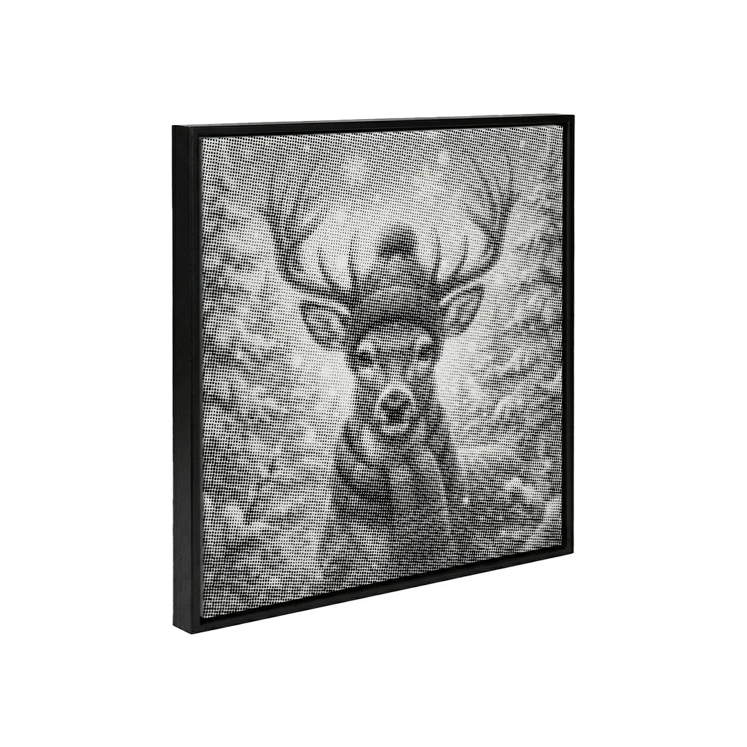 Reindeer with a Hat Dot Painting