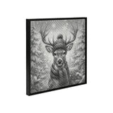 Reindeer with a Hat Dot Painting