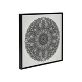 Mandala with Flowers Dot Painting
