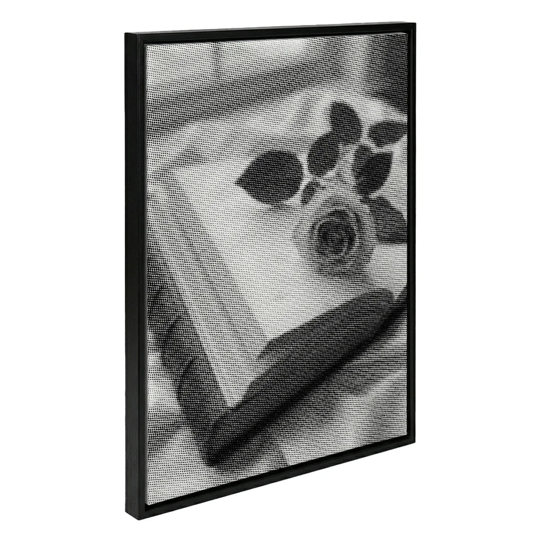 Rose with Book Dot Painting