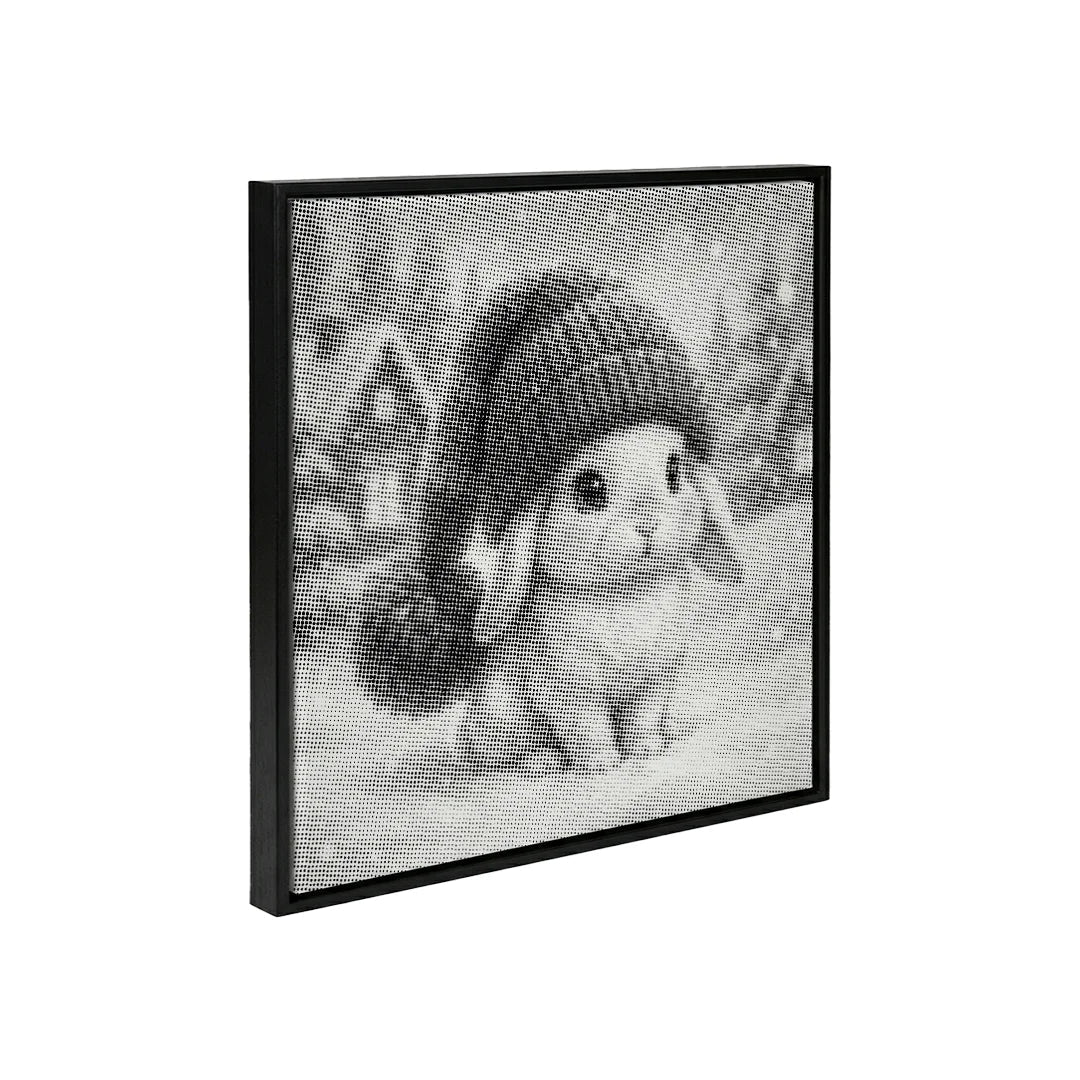 Winter Bunny Dot Painting