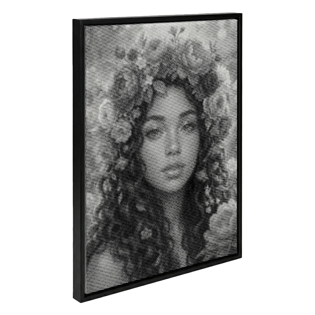 Women with Flowers Dot Painting