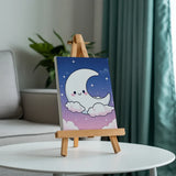 Cloudland Sweethearts - Mini malowanie po numerach Zestaw 6 szt.