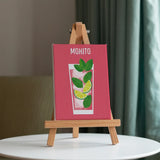 Cocktail Collection - Mini Painting by numbers Set of 6