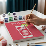 Cocktail Collection - Mini Painting by numbers Set of 6