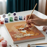 Cosy Kitty Corner - Mini Painting by numbers Set of 6