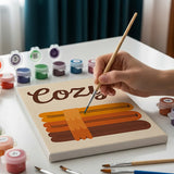 Cosy autumn essentials - Mini Painting by numbers Set of 6