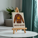 Cosy autumn essentials - Mini Painting by numbers Set of 6