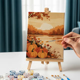 Crunchy Leaves & Warm Air - Mini Painting by numbers Set of 6