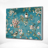 Diamond Painting - Birds with Flowers