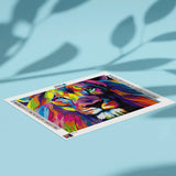 Diamond Painting - Coloured Lion