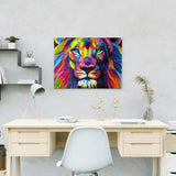 Diamond Painting - Coloured Lion