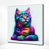 Diamond Painting - Bunte Katze