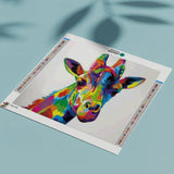 Diamond Painting - Colourful Giraffe