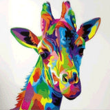 Diamond Painting - Colourful Giraffe