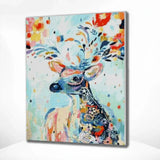 Diamond Painting - Deer with Flowers