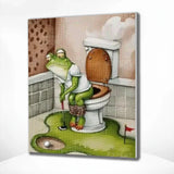 Diamond Painting - Frog Waves