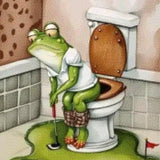 Diamond Painting - Frog Waves