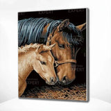 Diamond Painting - Horse with Foal