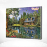 Diamond Painting - Huis in het Bos