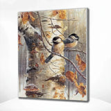 Diamond Painting - Long-tailed Tits Forest
