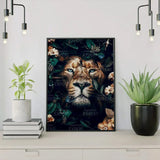 Diamond Painting - Portret van een Leeuw