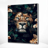 Diamond Painting - Portret van een Leeuw