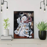 Diamond Painting - Snowman Hat
