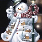 Diamond Painting - Snowman Hat