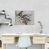 Diamond Painting - Sparrows on a Branch