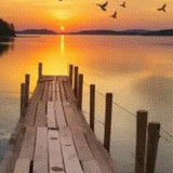 Diamond Painting - Sunset Creek