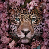 Diamond Painting - Tijger met Bloemen
