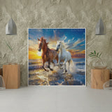 Diamond Painting - Two Horses