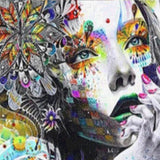 Diamond Painting - Woman with Flower