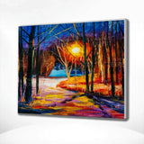Diamond Painting - Waldsonnenuntergang