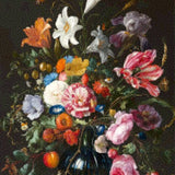 Diamond Painting - Porträt Blumen in einer blauen Vase
