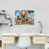 Diamond Painting - Safari med Dyr