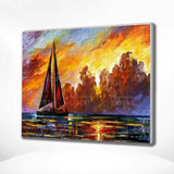 Diamond Painting - Segelboot
