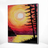 Diamond Painting - Sonnenuntergang